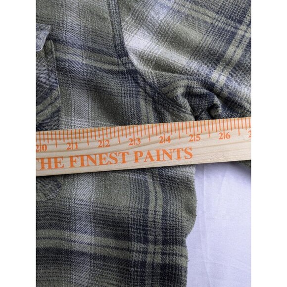 Vintage Wrangler Rugged Wear Thermal Lined Flannel Shirt Jacket Shacket Mens Lrg - Picture 4 of 15